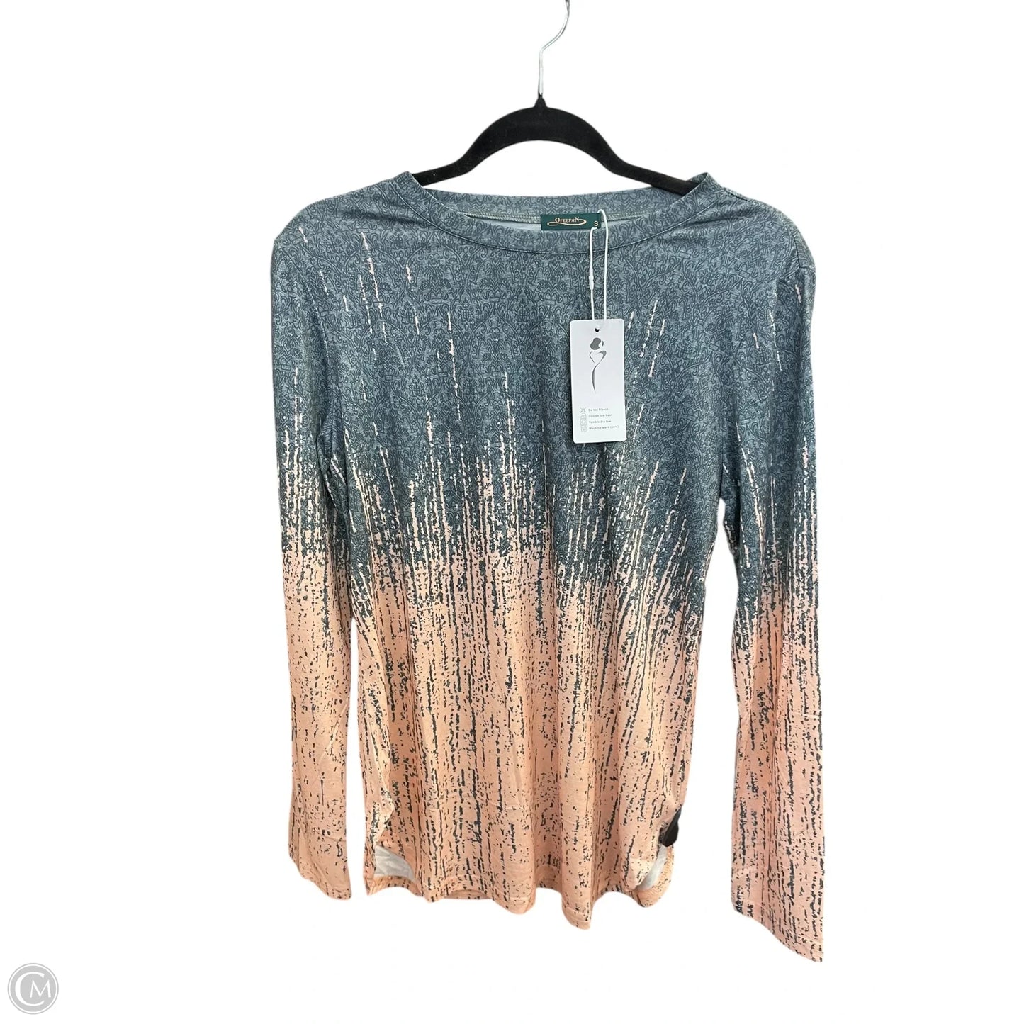 Top Long Sleeve Basic By Clothes Mentor In Green, Size: S