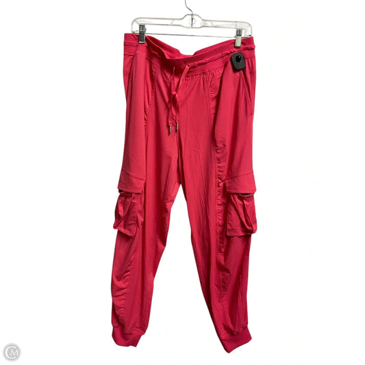 Athletic Pants By Lululemon In Pink, Size: L