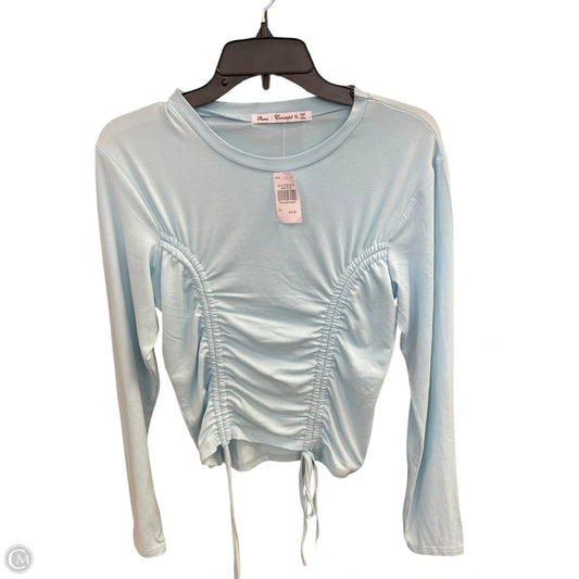 Top Long Sleeve By Clothes Mentor In Blue, Size: Xl