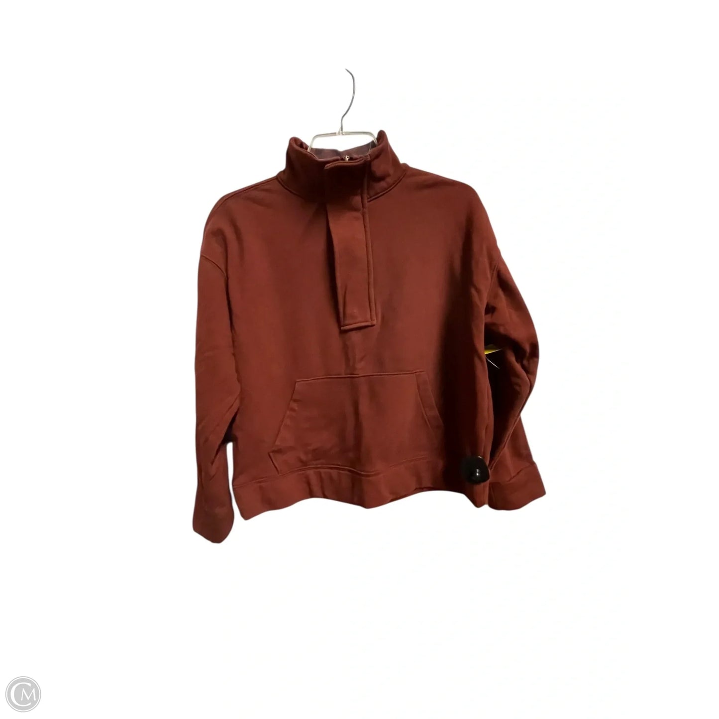 Sweatshirt Collar By A New Day In Orange, Size: M