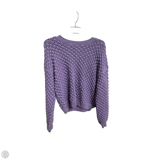 Sweater By Clothes Mentor In Purple, Size: M