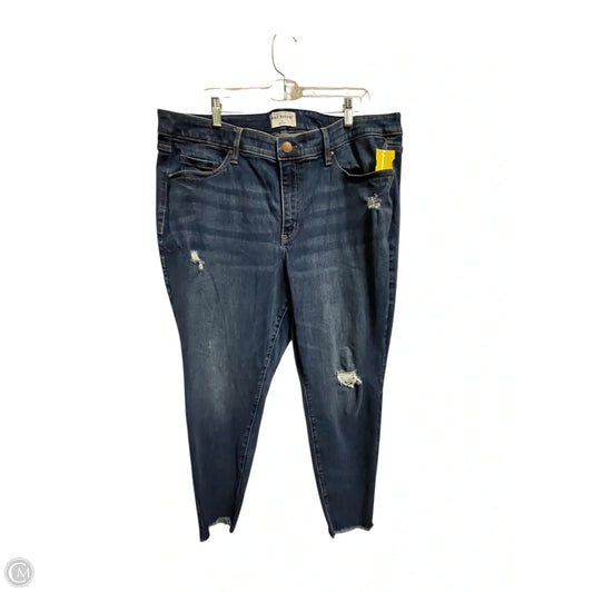Jeans Skinny By Lane Bryant In Blue, Size: 22