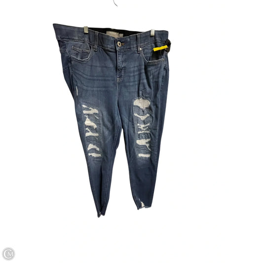 Jeans Skinny By Torrid In Blue, Size: 20