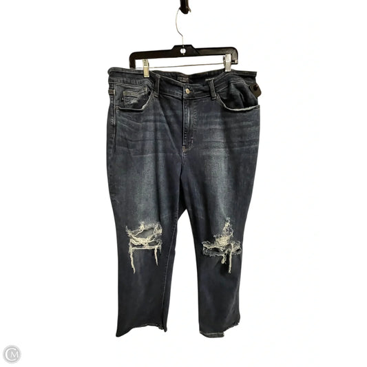 Jeans Straight By Judy Blue In Blue, Size: 22