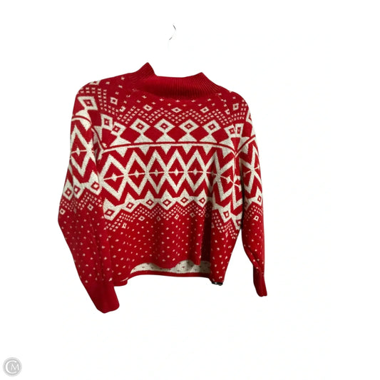 Sweater By Old Navy In Red, Size: Xs