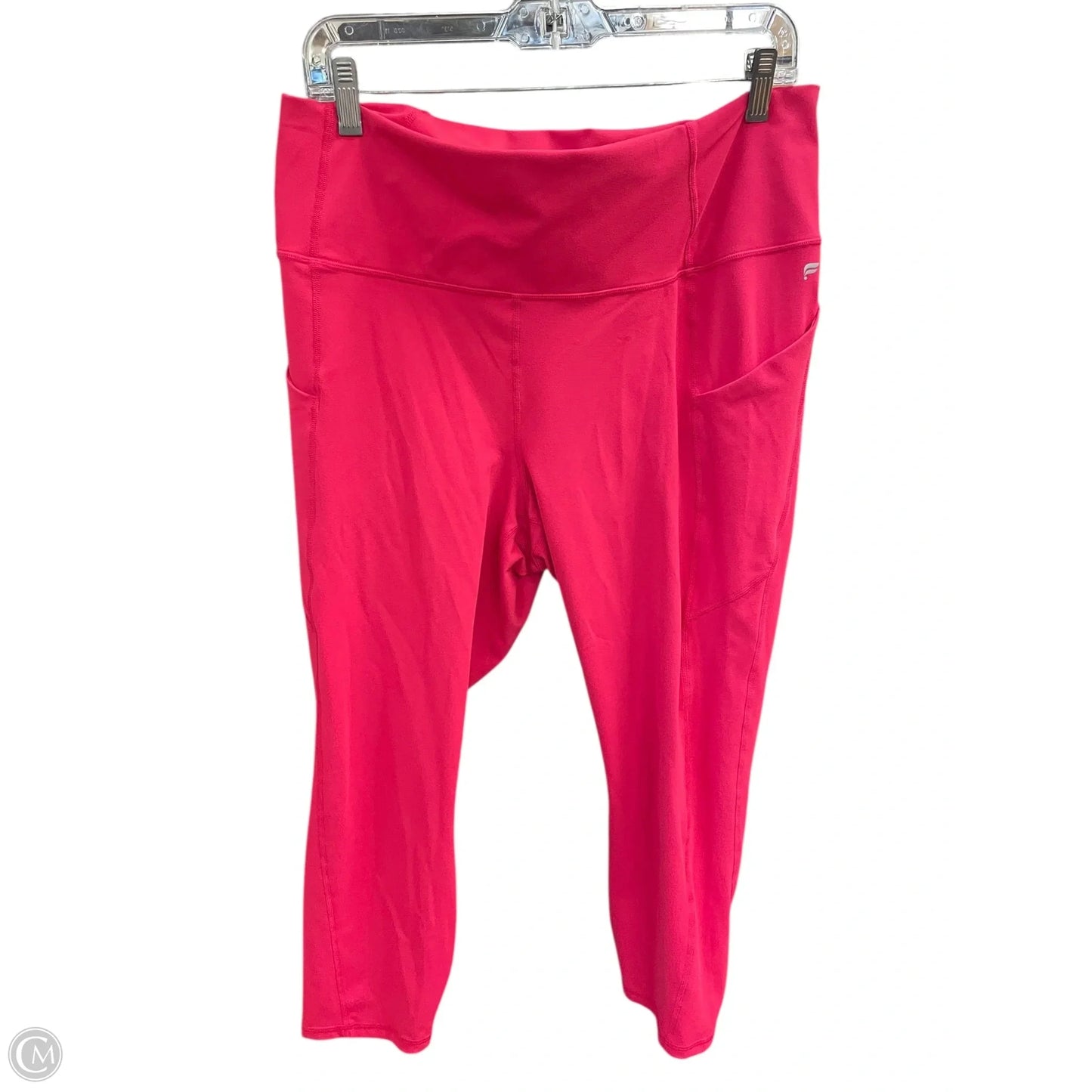 Athletic Pants By Fabletics In Pink, Size: Xl
