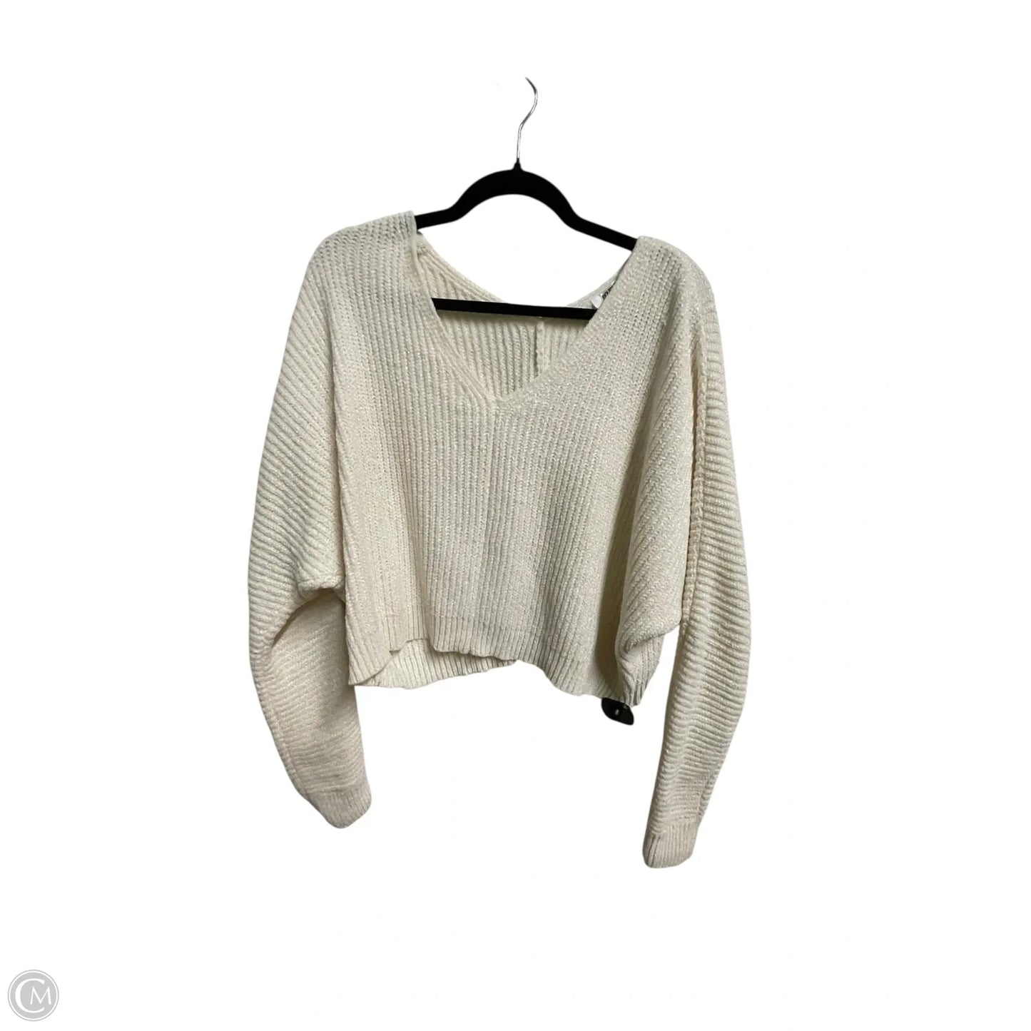 Sweater By Double Zero In White, Size: S