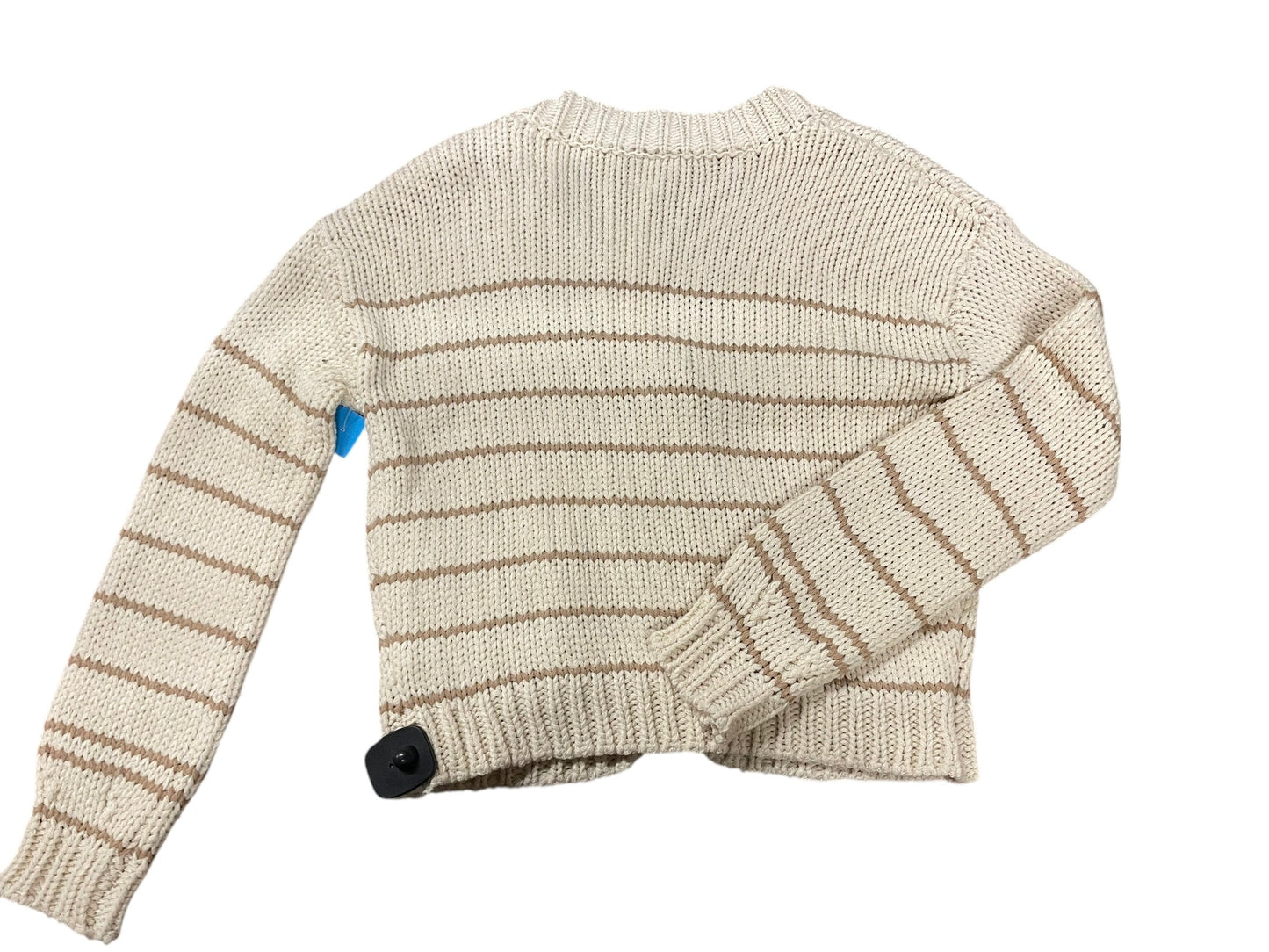 Sweater Cardigan By Clothes Mentor In Tan, Size: M