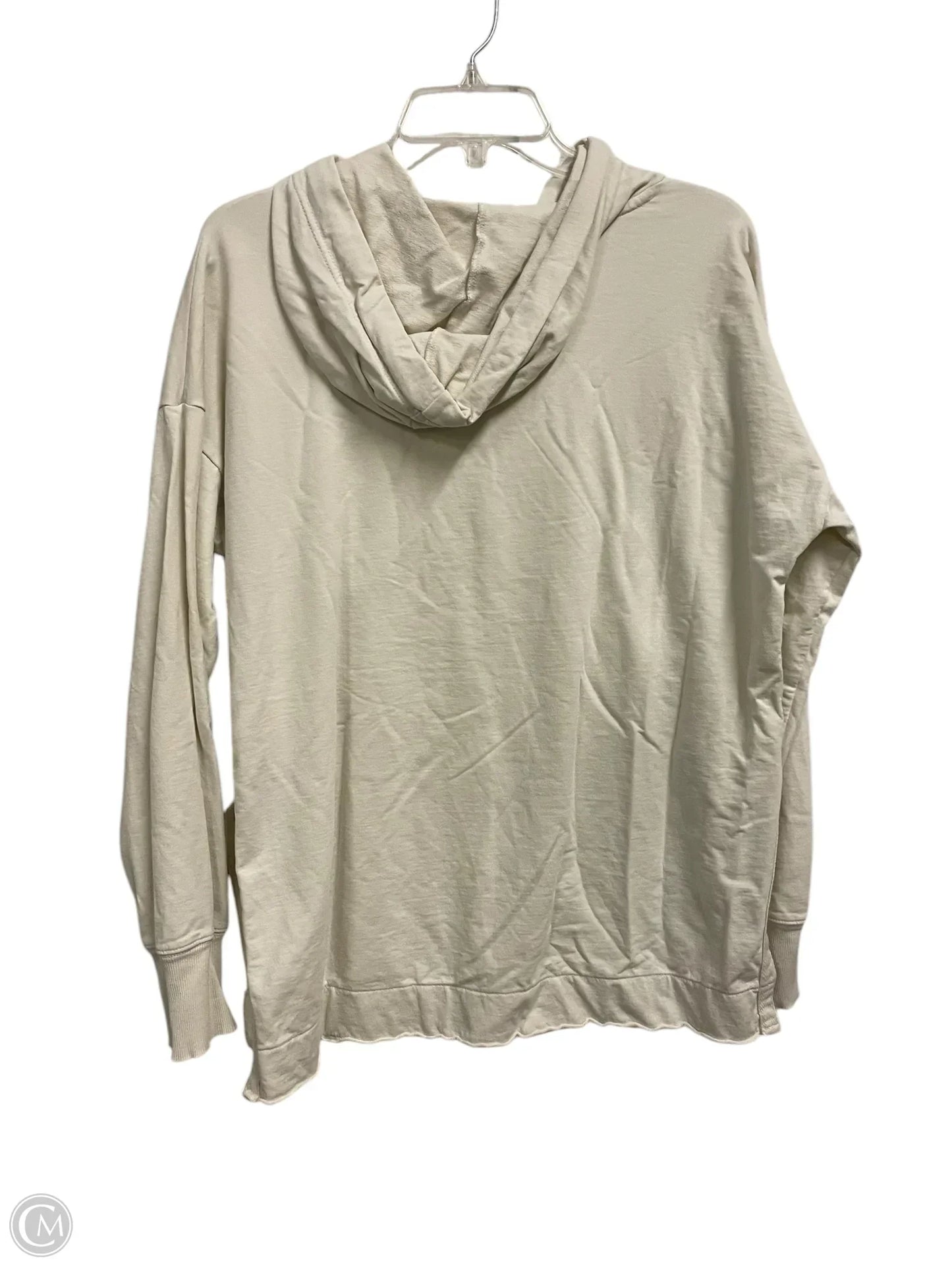 Sweatshirt Hoodie By Aerie In Cream, Size: S