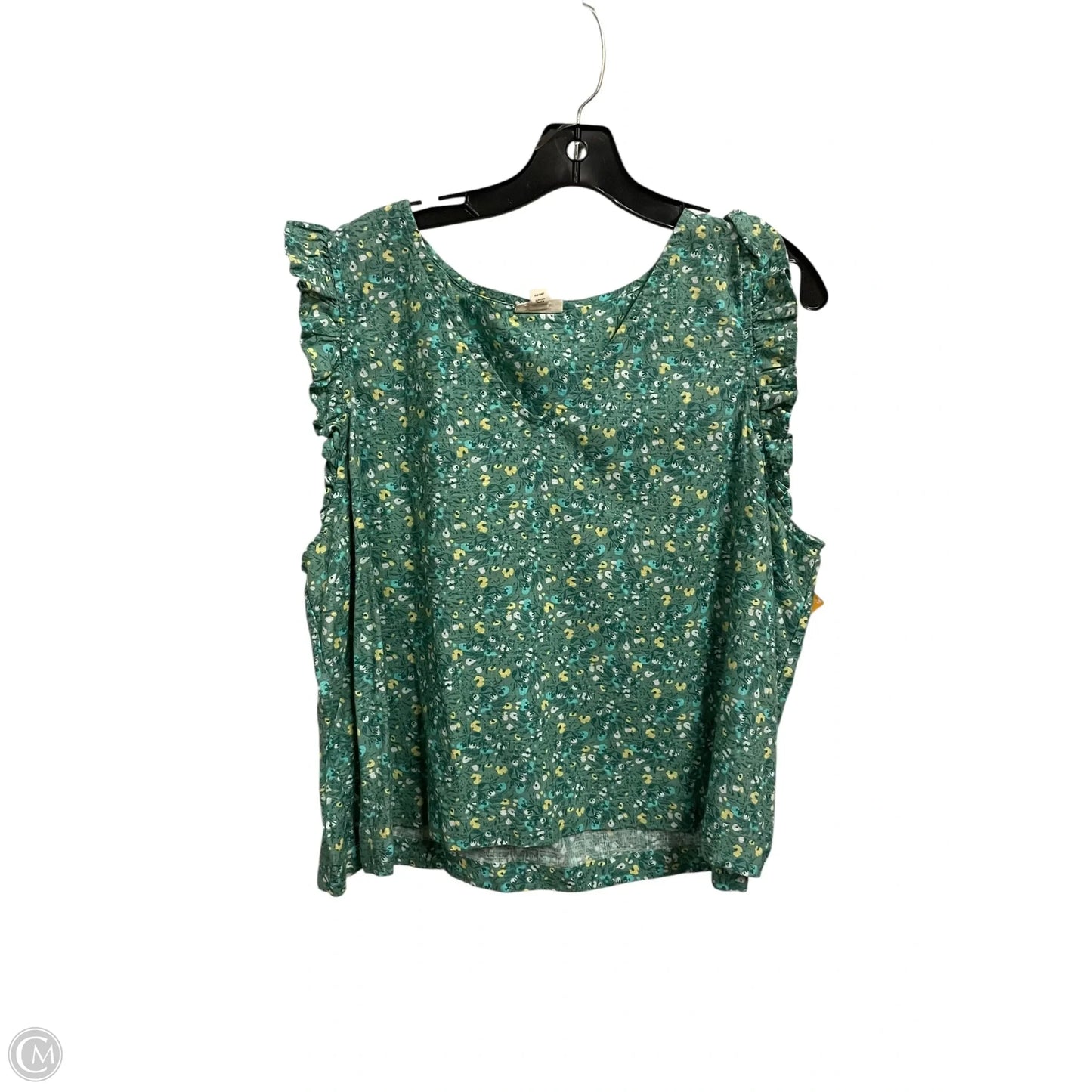 Top Sleeveless By Ana In Blue, Size: 2x