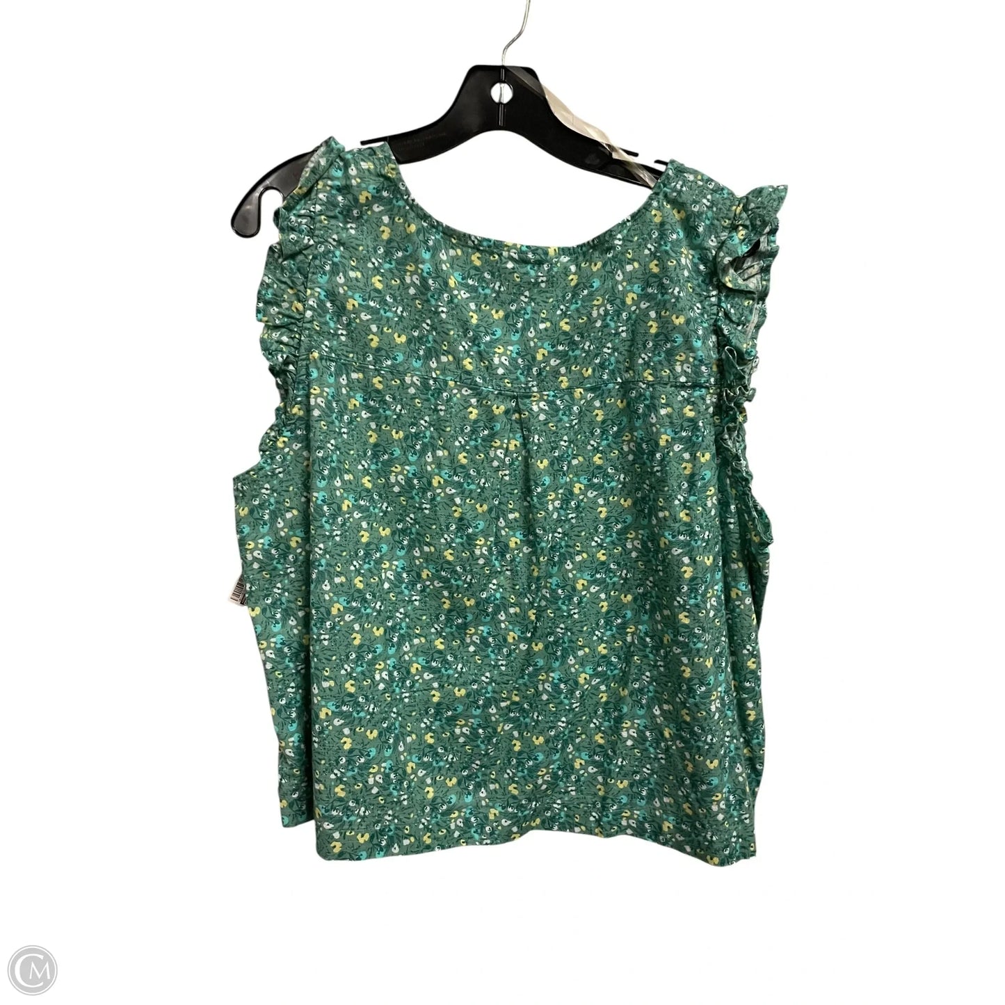 Top Sleeveless By Ana In Blue, Size: 2x