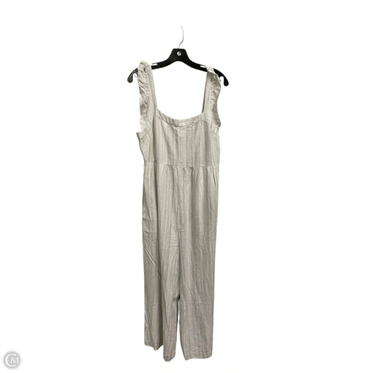 Jumpsuit By Clothes Mentor In Striped Pattern, Size: Xl