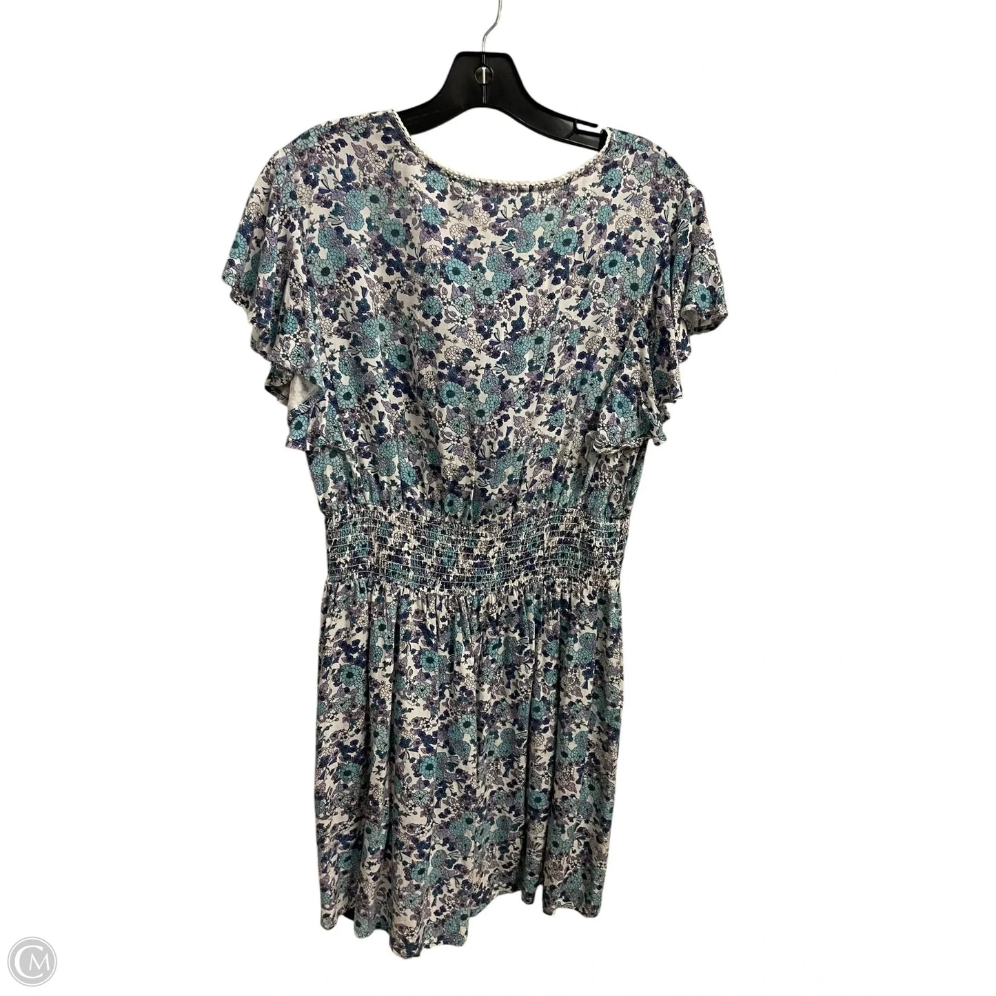 Dress Casual Short By Clothes Mentor In Blue, Size: L