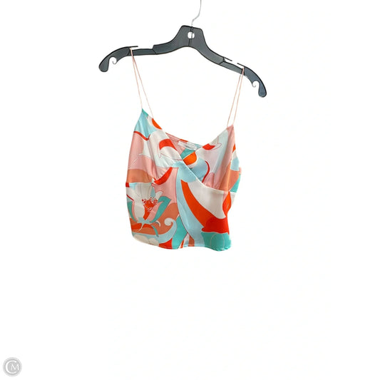 Top Sleeveless By Timing In Multi-colored, Size: L