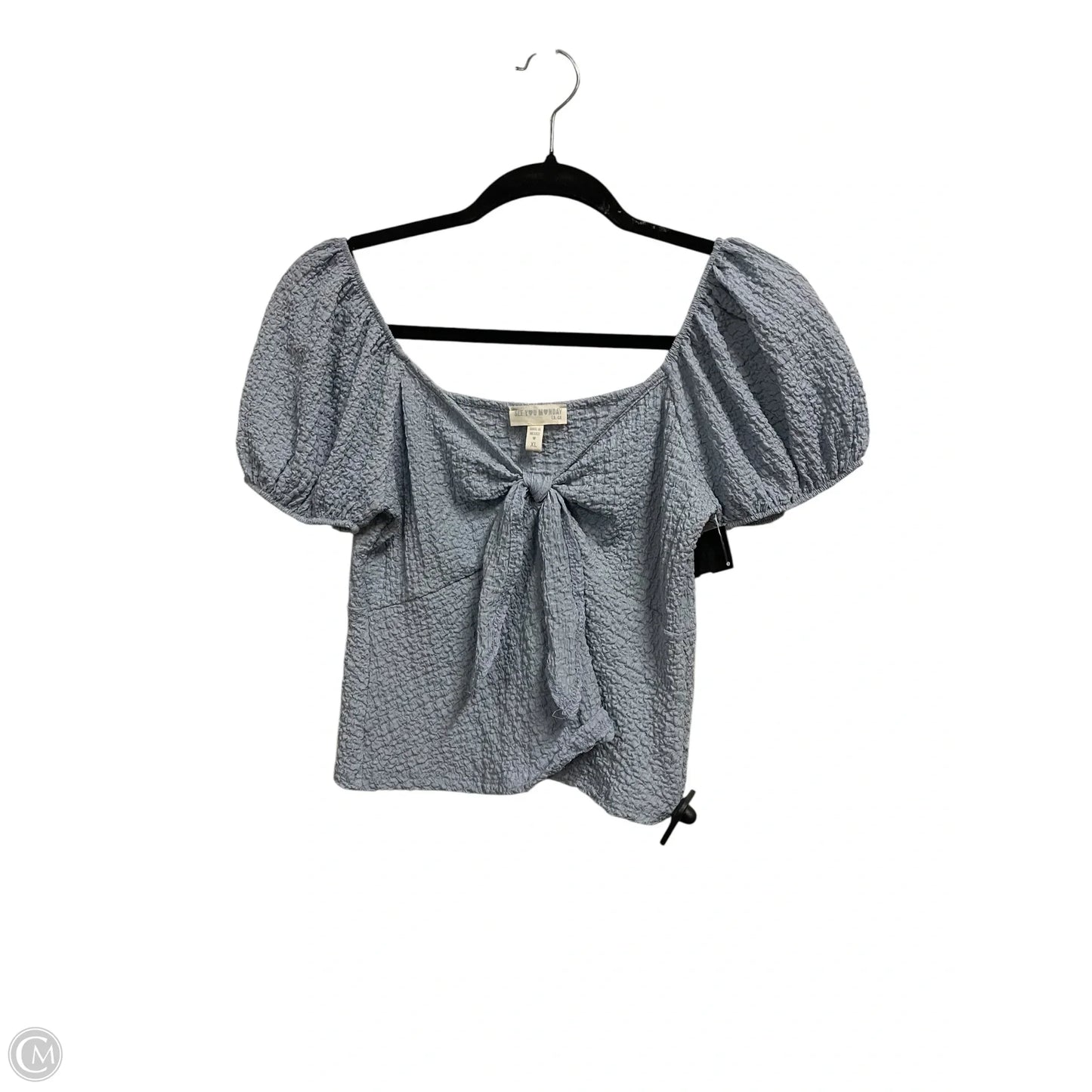 Top Short Sleeve By See You Monday In Blue, Size: Xl