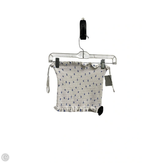 Top Sleeveless By H&m In White, Size: S