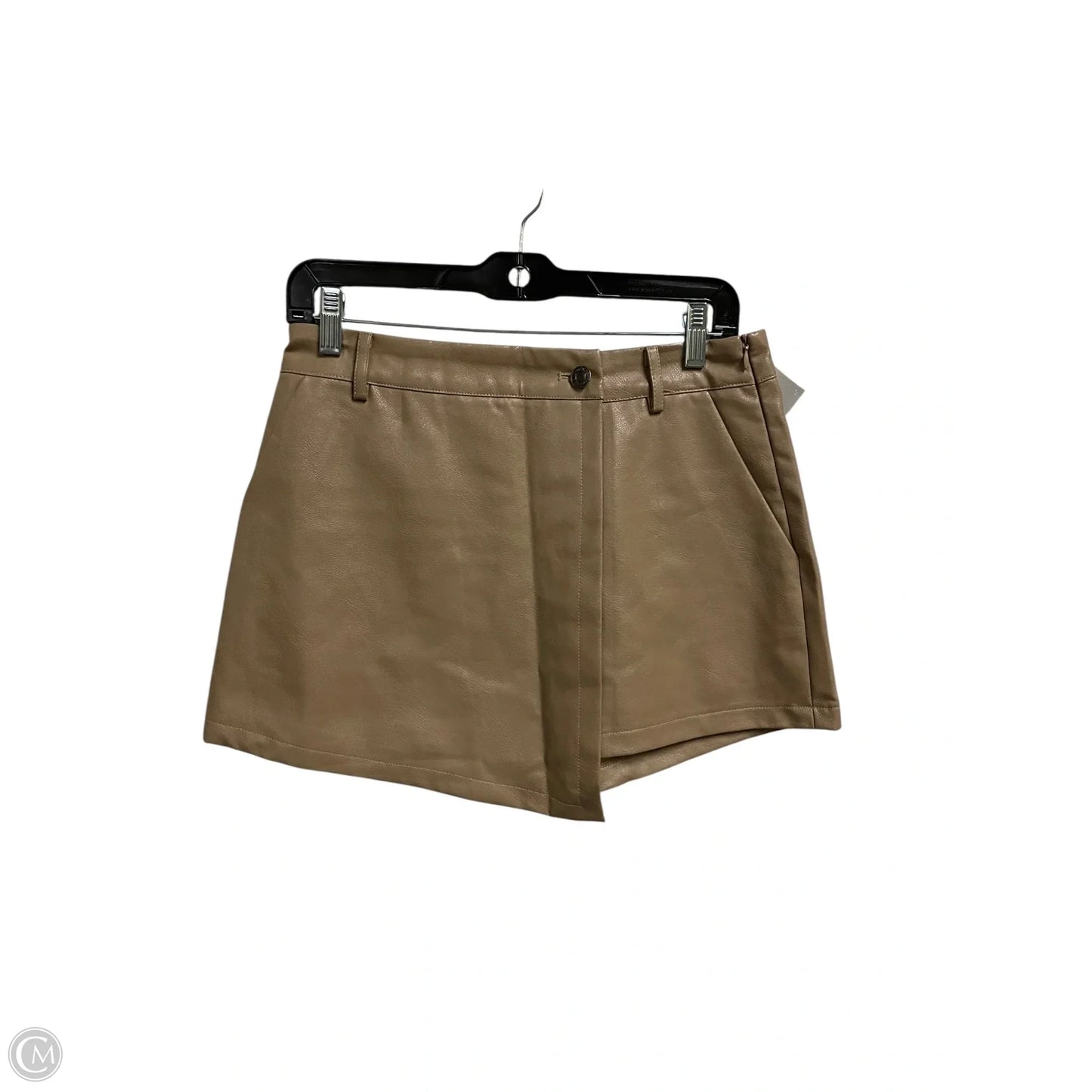 Skort By Clothes Mentor In Tan, Size: 10