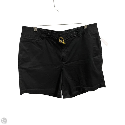 Shorts By Lauren By Ralph Lauren In Black, Size: 14