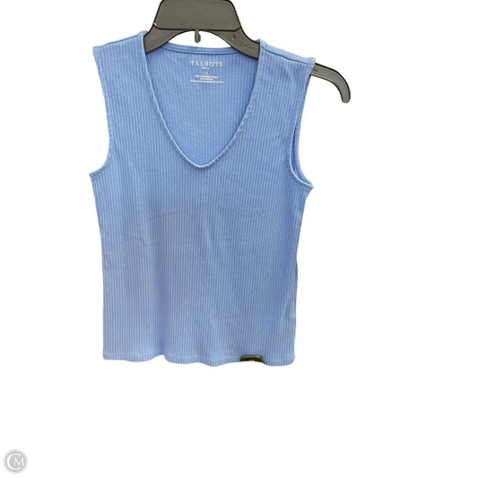 Top Sleeveless By Talbots In Blue, Size: S