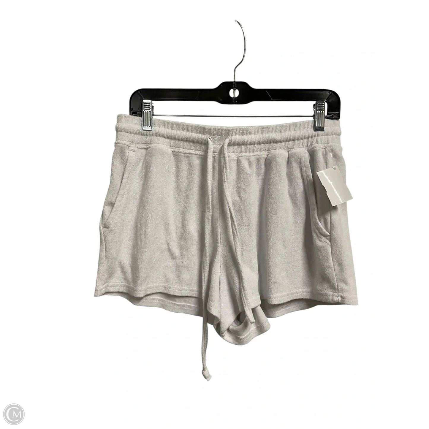 Athletic Shorts By Fabletics In White, Size: M