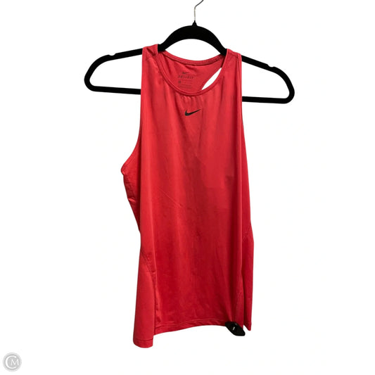 Athletic Tank Top By Nike Apparel In Pink, Size: S