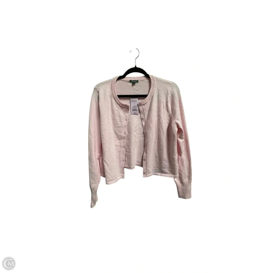 Sweater Cardigan By Wild Fable In Pink, Size: L