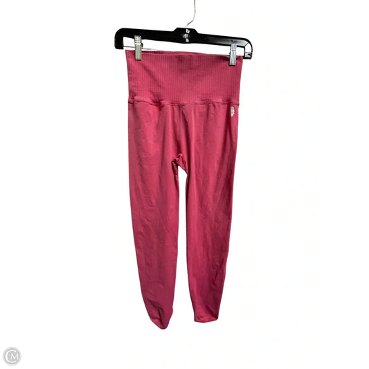 Athletic Leggings By Free People In Pink, Size: M