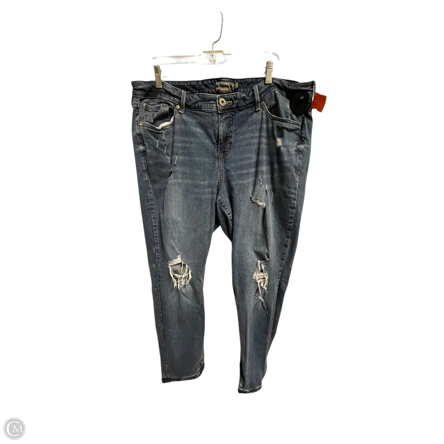 Jeans Boyfriend By Torrid In Blue Denim, Size: 20