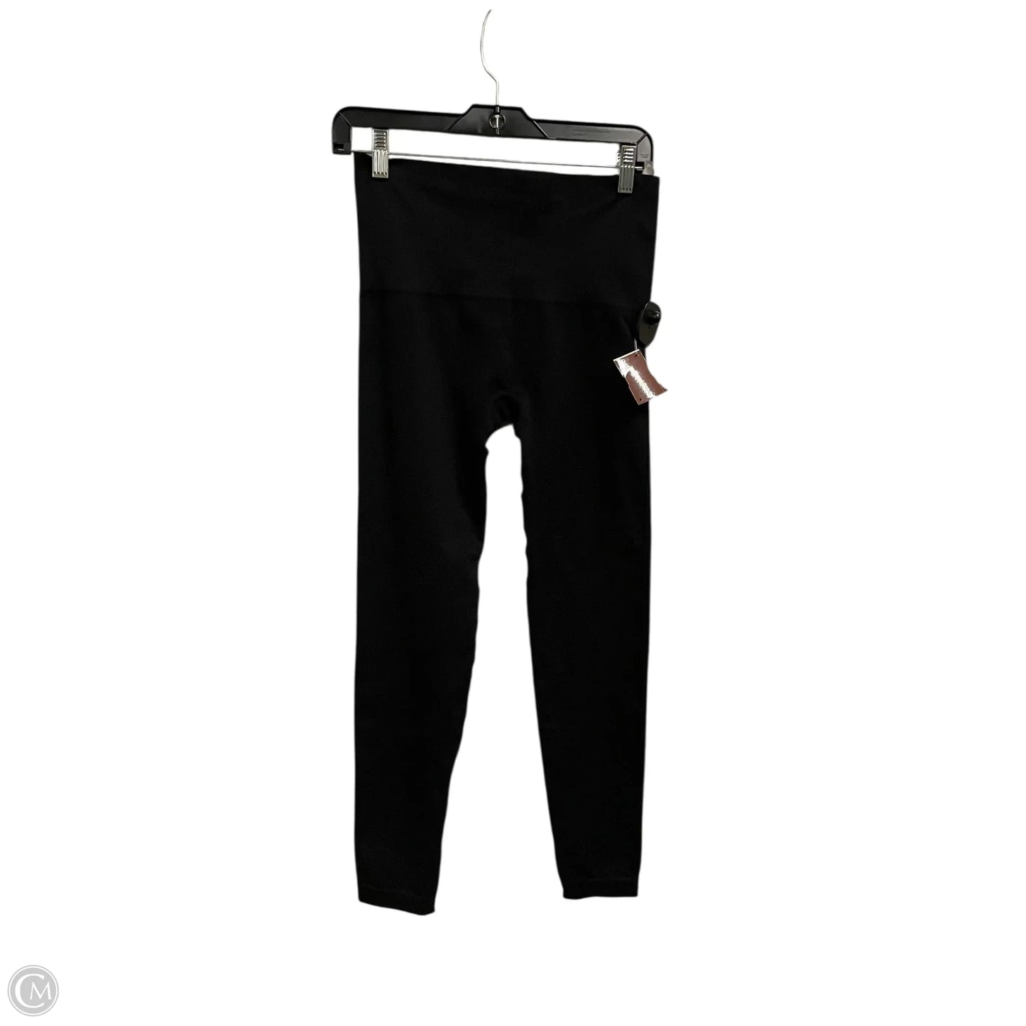 Athletic Leggings By Spanx In Black, Size: L