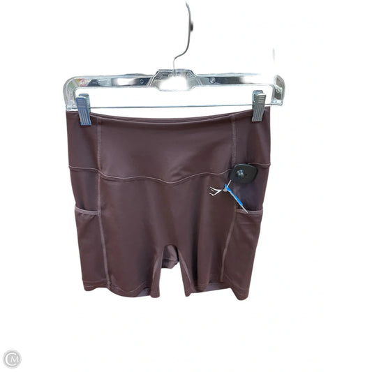 Athletic Shorts By Gym Shark In Brown, Size: L