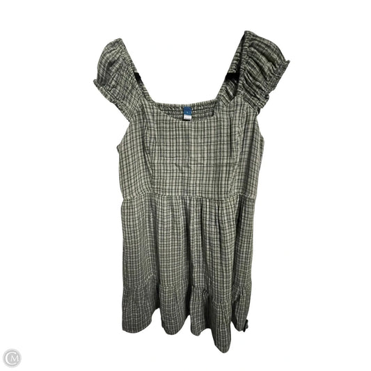 Dress Casual Midi By Old Navy In Green, Size: L