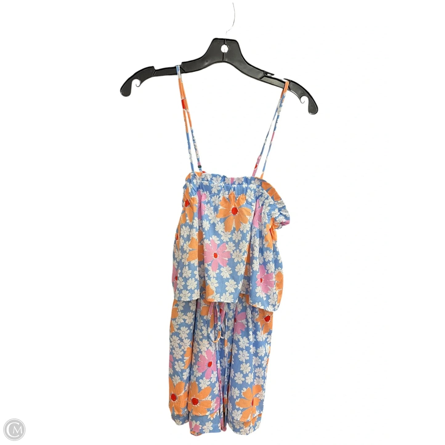 Romper By Pink Lily In Floral Print, Size: M