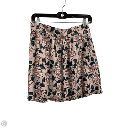 Skirt Mini & Short By Loft In Pink, Size: 6