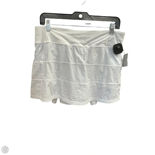 Athletic Skort By Lululemon In Grey, Size: 10