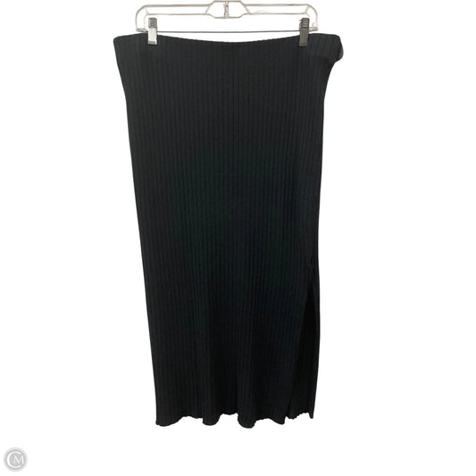 Skirt Midi By Rachel Roy In Black, Size: Xl