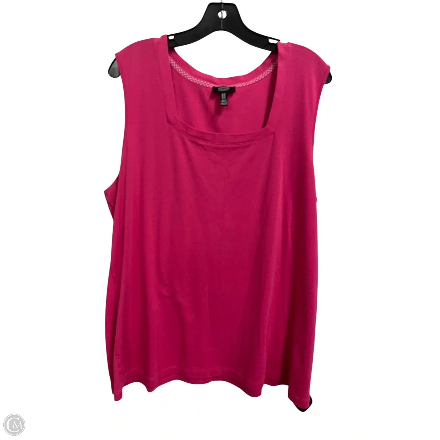 Top Sleeveless By Jones New York In Pink, Size: 2x