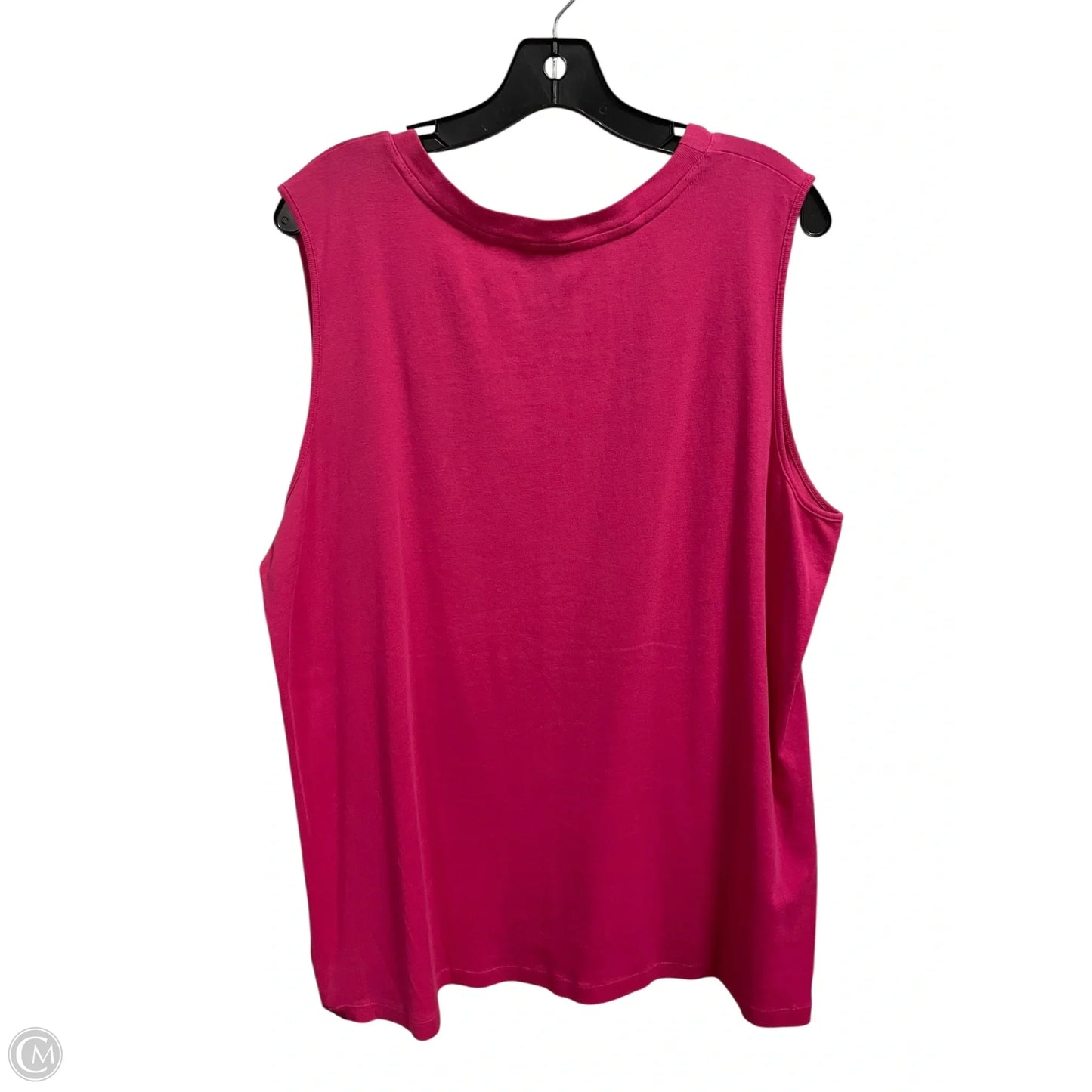 Top Sleeveless By Jones New York In Pink, Size: 2x
