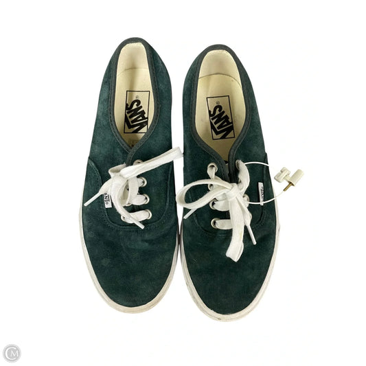 Shoes Sneakers By Vans In Green, Size: 7