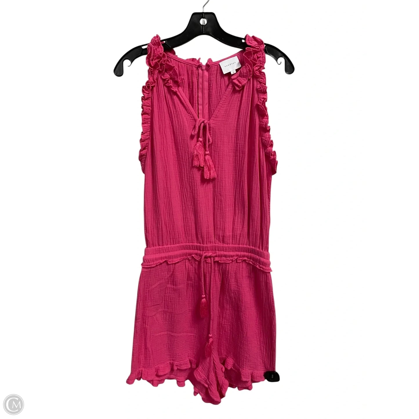Romper By Clothes Mentor In Pink, Size: S