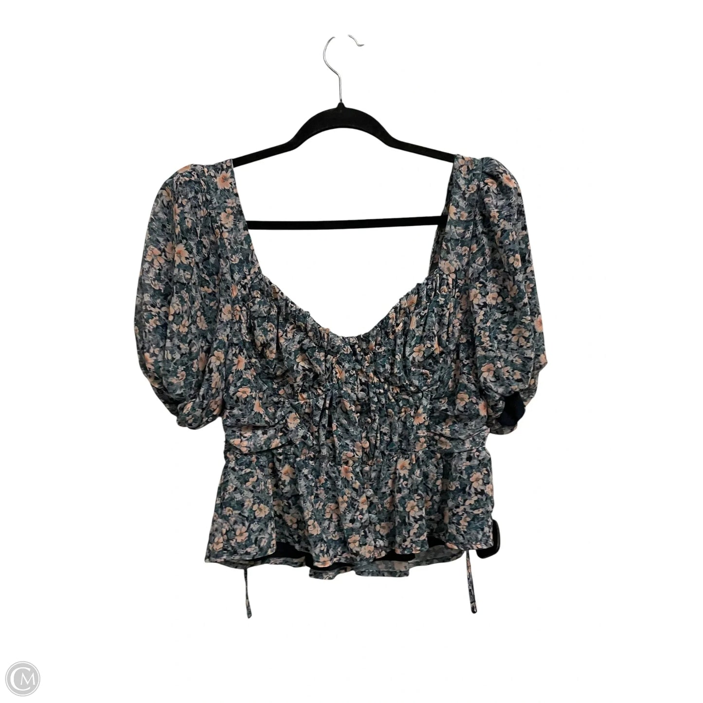 Top Short Sleeve By Astr In Blue, Size: M