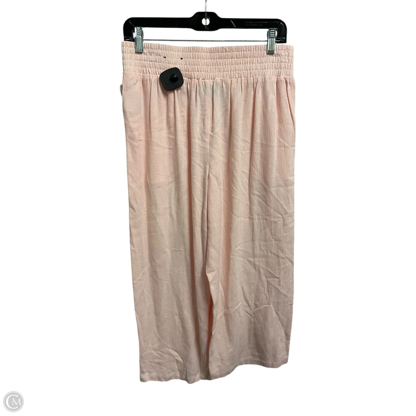 Pants Cropped By Jm Collections In Pink, Size: S