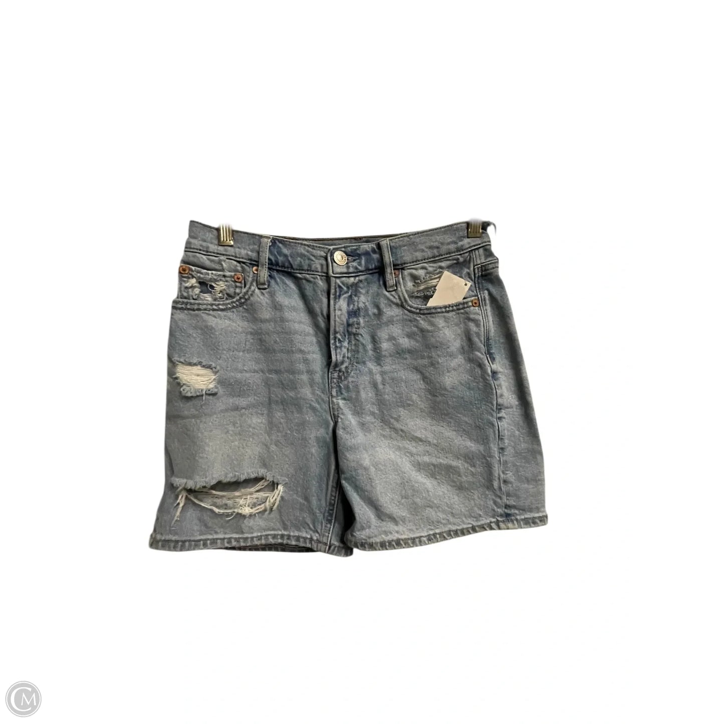 Shorts By American Eagle In Blue Denim, Size: 8