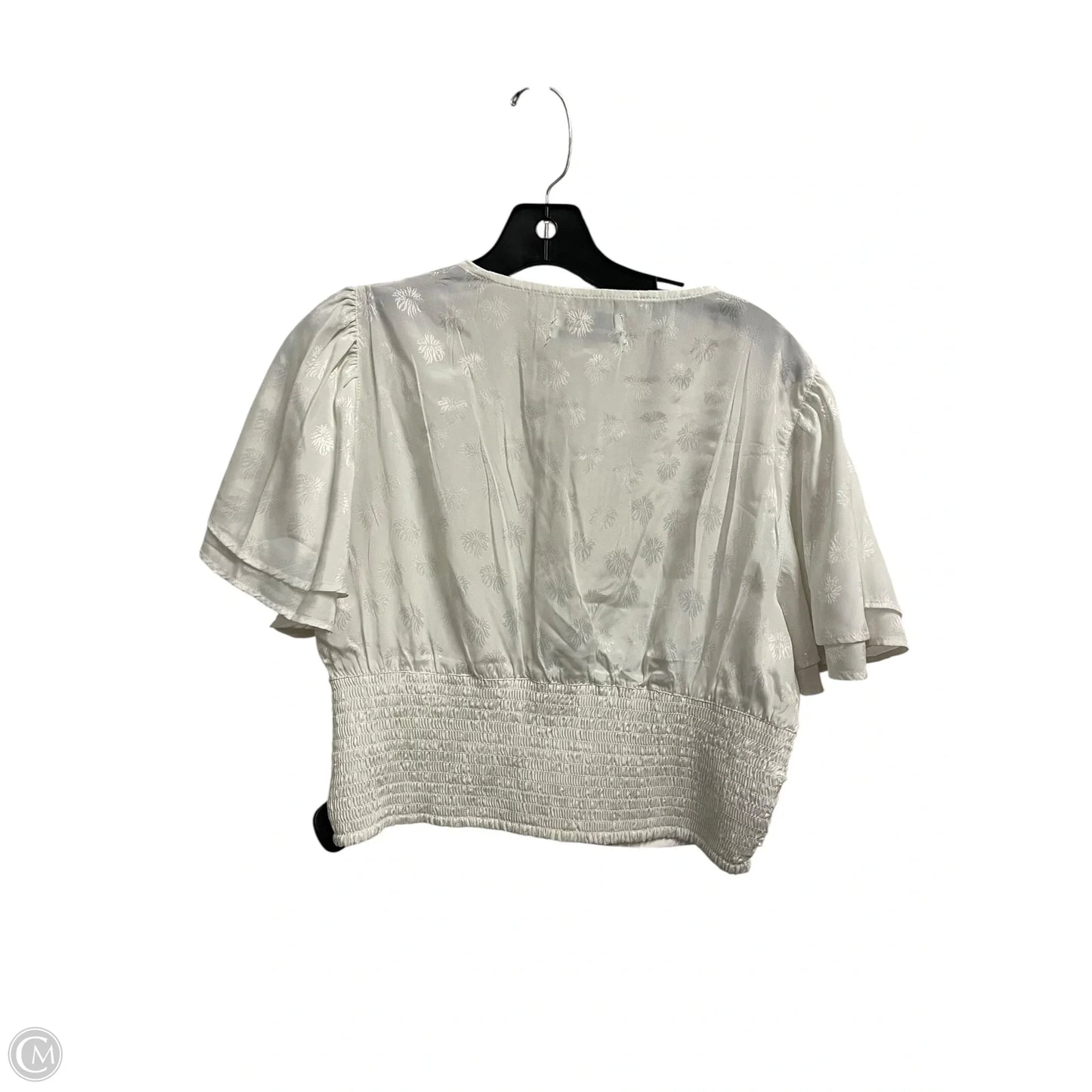 Top Short Sleeve By Urban Outfitters In White, Size: Xl