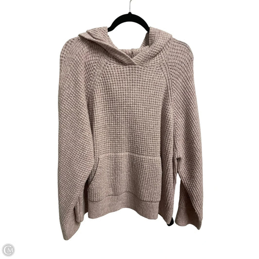 Sweatshirt Hoodie By Abercrombie And Fitch In Pink, Size: Xl