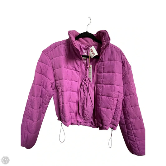 Coat Puffer & Quilted By Love Tree In Pink, Size: M