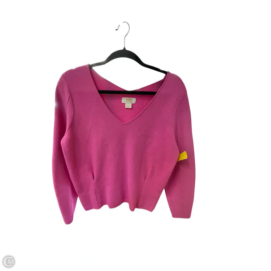 Sweater By Maeve In Pink, Size: M