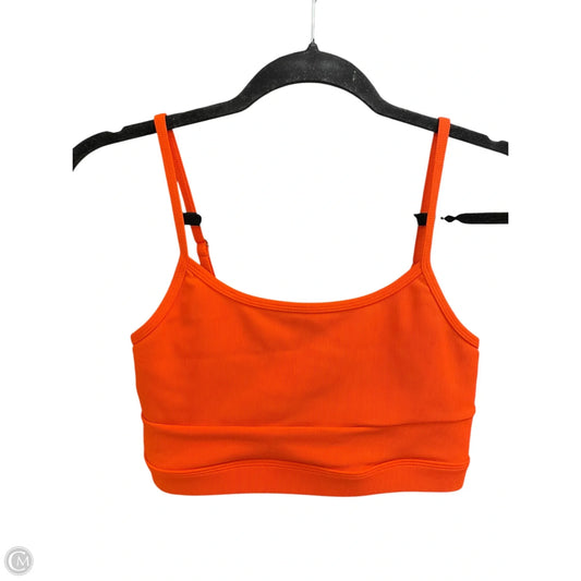 Athletic Bra By Wilo In Orange, Size: L