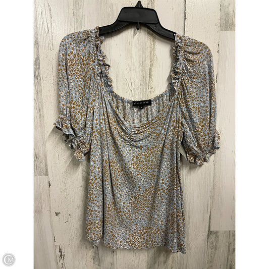 Top Short Sleeve By Gibson In Blue, Size: M