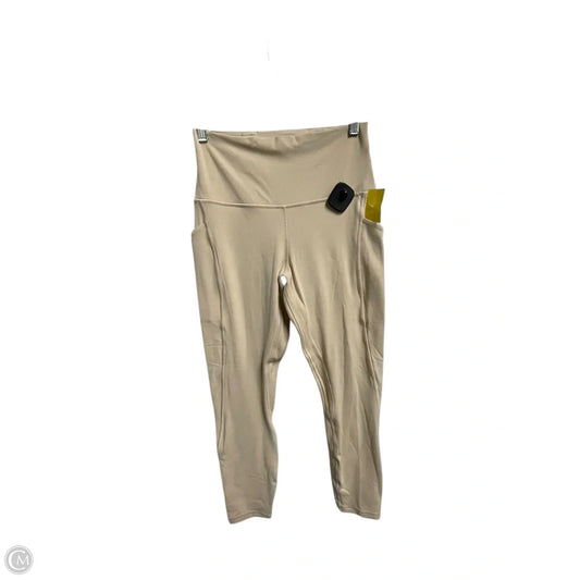 Athletic Leggings By Lululemon In Yellow, Size: 8