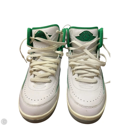 Shoes Luxury Designer By Jordan In White, Size: 9